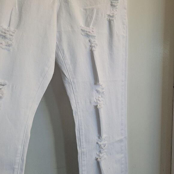 Aphrodite white distressed jeans  - Picture 3 of 7